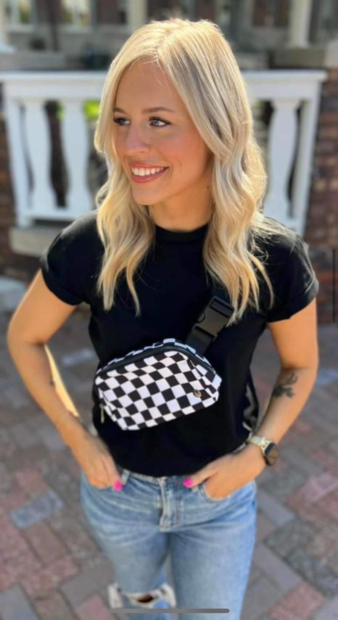 Checkered Bum Bags