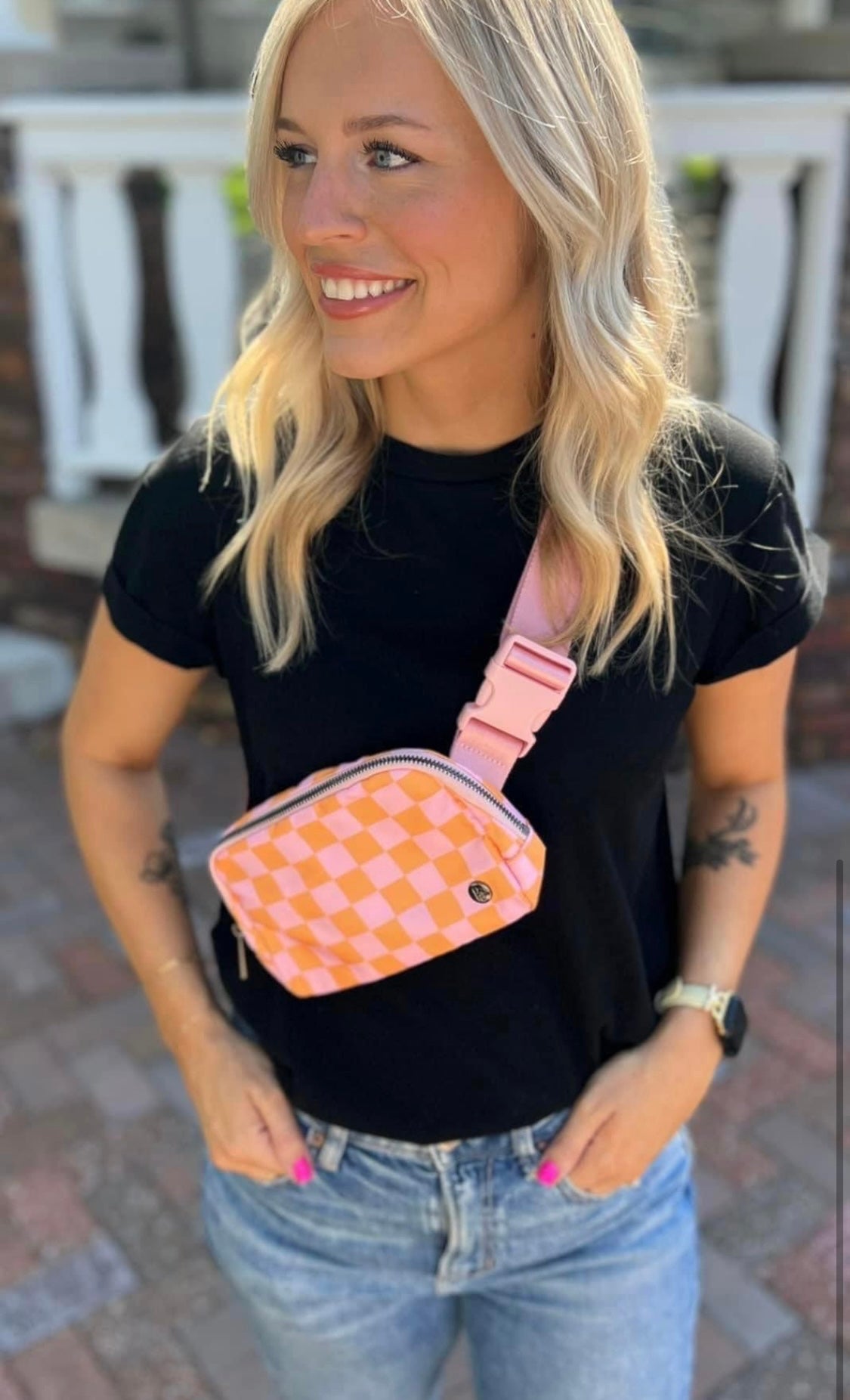 Checkered Bum Bags