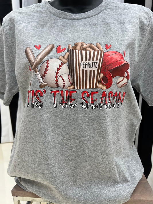 Tis The Season Baseball T-Shirt